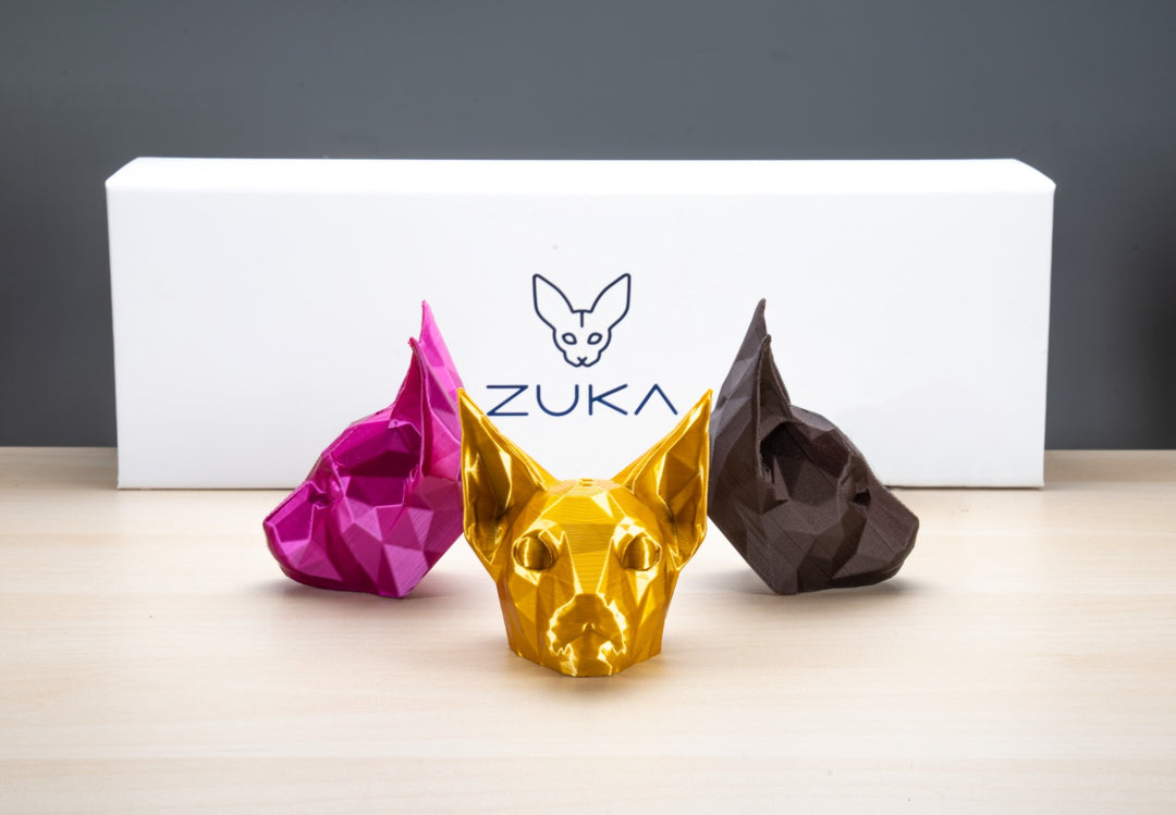 Sphynx Cat Ornament - 3D Printed at Zuka!
